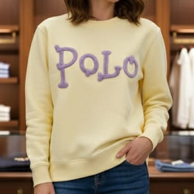 Imported Sweatshirt With Logo Embroidery