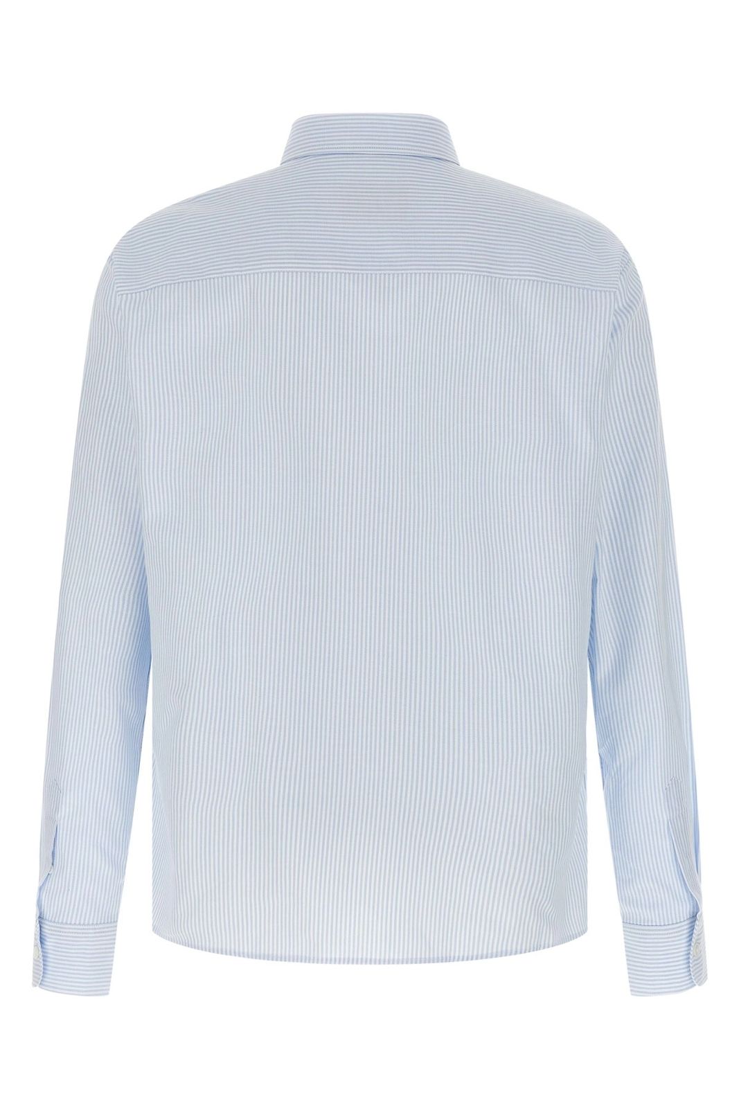 Branded  Button-Down Shirt in Striped