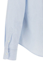 Branded  Button-Down Shirt in Striped