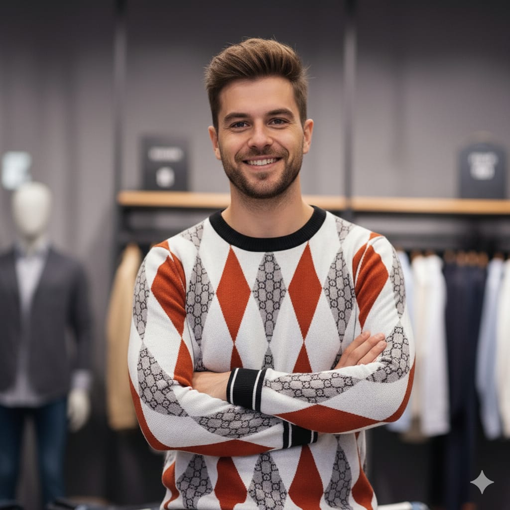 Latest Designer Pattern Pullover