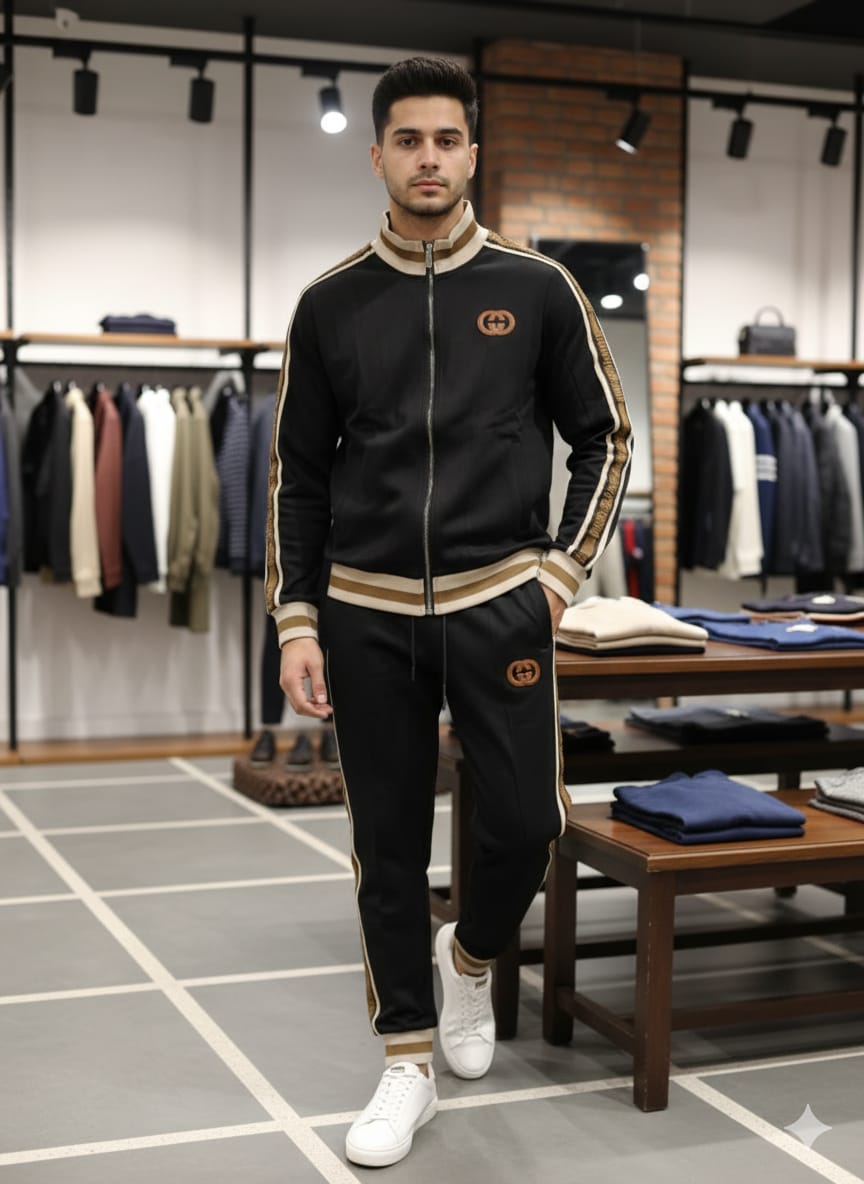 Premium   Pached Logo Embellished  Track-Set