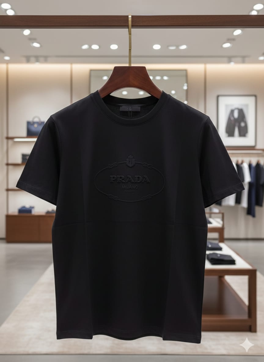Exclusive Embroidered Logo  Tee