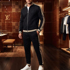 Luxury Check Print Track Set