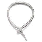 Premium Serpenti Diamond Cut Necklace For