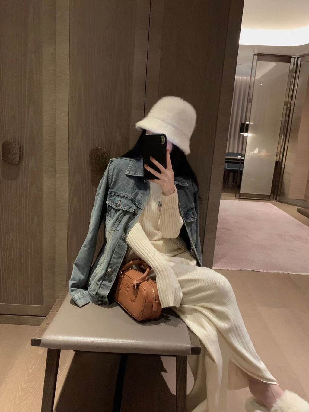 Women Premium Washed Designer Denim Jacket