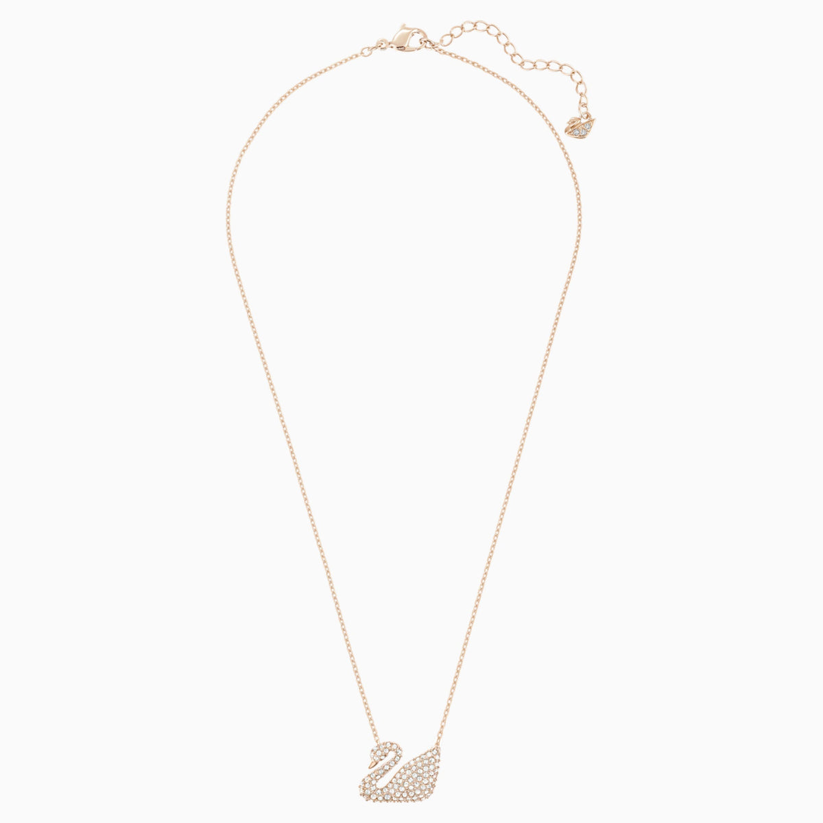 Neck Chain With Swarovski Duck Pendent For Her