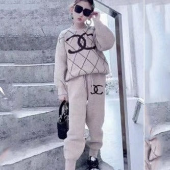Latest Woolen Printed Tracksuit